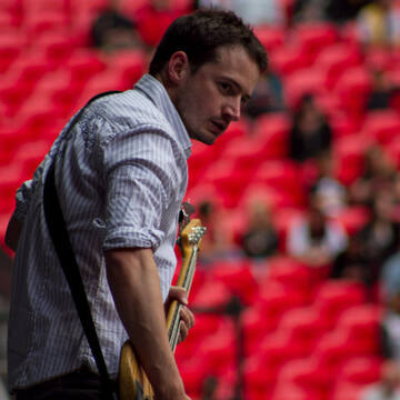 Tarrant Anderson, Bass Player for Frank Turner at Wembley Stadium in 2010